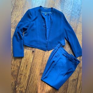 White House Black Market Royal Blue Pantsuit